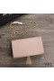 Yves Saint Laurent Medium Kate Chain Bag with Tassel In Crocodile Embossed Shiny Leather Pink/Gold