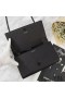 Yves Saint Laurent Medium Kate Chain Bag with Tassel In Grained Leather Black