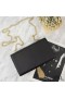 Yves Saint Laurent Medium Kate Chain Bag with Tassel In Grained Leather Black/Gold