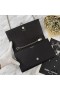 Yves Saint Laurent Medium Kate Chain Bag with Tassel In Grained Leather Black/Silver