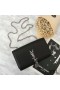 Yves Saint Laurent Medium Kate Chain Bag with Tassel In Leather Black/Silver