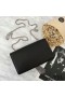 Yves Saint Laurent Medium Kate Chain Bag with Tassel In Leather Black/Silver