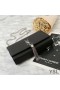 Yves Saint Laurent Medium Kate Chain Bag with Tassel In Leather Black/Silver