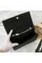 Yves Saint Laurent Medium Kate Chain Bag with Tassel In Leather Black/Silver