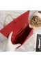 Yves Saint Laurent Medium Kate Chain Bag with Tassel In Leather Red/Gold