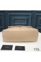 Yves Saint Laurent Medium Loulou Puffer Bag In Quilted Lambskin Apricot/Gold