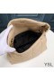 Yves Saint Laurent Medium Loulou Puffer Bag In Quilted Lambskin Apricot/Gold