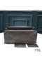 Yves Saint Laurent Medium Niki Chain Bag In Crinkled And Quilted Leather Grey/Silver