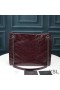 Yves Saint Laurent Medium Niki Shopping Bag In Crinkled Vintage Leather Red/Silver