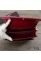 Yves Saint Laurent Medium Sunset Chain Bag In Leather Red/Silver