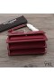 Yves Saint Laurent Medium Sunset Chain Bag In Textured Leather Burgundy/Silver