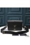 Yves Saint Laurent Medium Universite Bag In Textured Leather Black/Gold