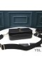 Yves Saint Laurent Medium Universite Bag In Textured Leather Black/Gold
