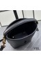 Yves Saint Laurent Mini Le 37 Bucket Bag In Shiny Leather Black
