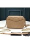 Yves Saint Laurent Mini Lou Camera Bag In Textured Matelasse Leather Apricot/Gold