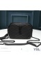 Yves Saint Laurent Mini Lou Camera Bag In Textured Matelasse Leather Black