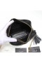 Yves Saint Laurent Mini Lou Camera Bag In Textured Matelasse Leather Black/Gold