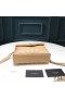 Yves Saint Laurent Mini Loulou Toy Bag In Y Matelasse Leather Apricot/Silver