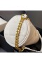 Yves Saint Laurent Mini Sade Tube Bag In Quilted Lambskin White