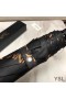 Yves Saint Laurent Monogram 3 Folding Mini Umbrella Black