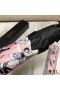 Yves Saint Laurent Monogram 3 Folding Mini Umbrella Pink