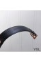 Yves Saint Laurent Monogram Belt With Square Buckle In Smooth Leather Black/Silver