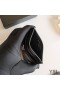 Yves Saint Laurent Monogram Card Case In Matelasse Lambskin Black/Silver