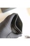Yves Saint Laurent Monogram Card Case In Matelasse Lambskin Black