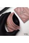 Yves Saint Laurent Monogram Card Case In Matelasse Lambskin Pink/Gold