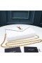 Yves Saint Laurent Monogram Chain Wallet In Mixed Grained Matelasse Leather White/Gold