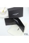 Yves Saint Laurent Monogram East/West Wallet In Grained Leather Black/Gold