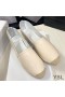 Yves Saint Laurent Monogram Espadrilles In Lambskin Apricot