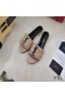 Yves Saint Laurent Monogram Slides In Matelasse Patent Leather Beige