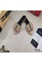 Yves Saint Laurent Monogram Slides In Matelasse Patent Leather Beige