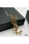 Yves Saint Laurent Opyum Brooch In Snake Metal Gold
