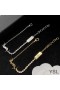 Yves Saint Laurent Opyum Charm Bracelet In Metal and Rhinestones Gold