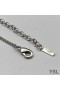 Yves Saint Laurent Opyum Charm Necklace In Metal Silver