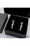 Yves Saint Laurent Opyum Earrings In Metal and Crystal