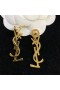 Yves Saint Laurent Opyum Pendant Earrings In Metal Gold