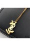 Yves Saint Laurent Opyum Pendant Necklace In Serpent Metal Gold