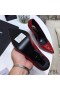 Yves Saint Laurent Opyum Pumps In Patent Leather with Black Heel Red