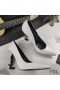 Yves Saint Laurent Opyum Pumps In Patent Leather with Black Heel White
