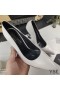 Yves Saint Laurent Opyum Pumps In Patent Leather with Black Heel White
