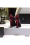 Yves Saint Laurent Opyum Pumps In Patent Leather with Red Heel Red