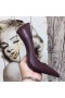 Yves Saint Laurent Opyum Pumps In Smooth Leather with Gold Heel Burgundy