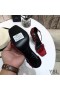Yves Saint Laurent Opyum Sandals In Patent Leather with Black Heel Red