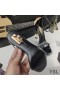 Yves Saint Laurent Opyum Sandals In Patent Leather with Gold Heel Black