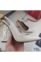 Yves Saint Laurent Opyum Slingback Pumps In Smooth Leather with Gold Heel Beige