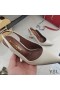 Yves Saint Laurent Opyum Slingback Pumps In Smooth Leather with Gold Heel Beige