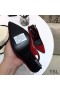 Yves Saint Laurent Opyum Slingback Pumps In Suede with Black Heel Red
